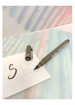 Lisans Artlıne 23Fn Çizim Kalemi Fırça Uç Siyah Lv-A-Ek-23Fn Black