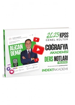2025 Kpss Gk Coğrafya Akademisi Ders Notları  İndeks