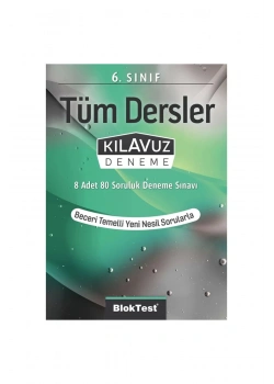 Bloktest 6.Sınıf Tüm Dersler Kılavuz Deneme