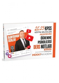 2025 Kpss Eğitim Bilimleri Öğrenme Psikolojisi Ders Notları  İndeks