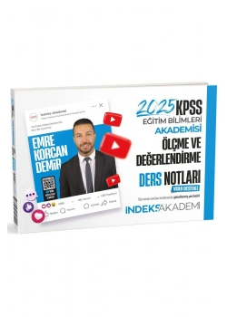 2025 Kpss Eğitim Bilimleri Ölçme Değerlendirme Ders Notları  İndeks