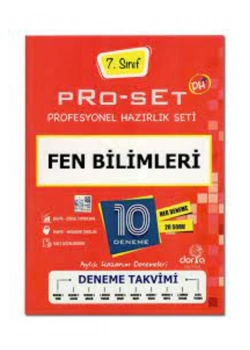 Dorya 7.Sınıf Fen Bilimleri Proset 10 Deneme