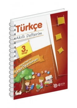 3D Sınıf Türkçe Akilli Defterim 4 Adım