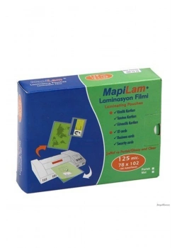 Mapilam 125 Mic 85*115 Polyester Laminasyon Filmi
