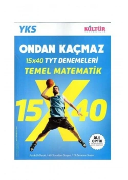 Yks 15X40 Tyt Temel Matematik Denemeleri  Kültür