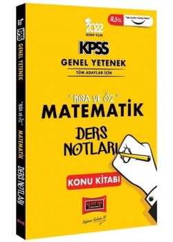 Yargı 2022 Kpss Gy Kısa Öz Matematik Ders Notları Konu Kitabı