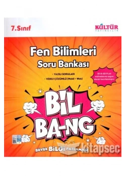 7.Sınıf Fen Bilimleri Soru Bankası Bil Bang   Kültür Yayın