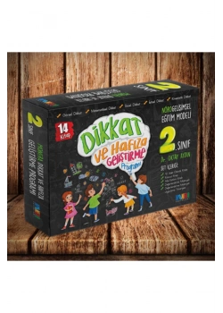 2.Sınıf Dikkat Ve Hafıza Geliştirme Programı 14 Kitap Set Monera Yayın