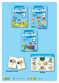 2.Sınıf Easy Plus Englısh 3 Kitap Kartlı Set  Selimer