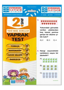 2.Sınıf Tüm Dersler Yaprak Test   Evrensel