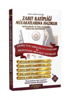 2019  Zabıt Katipliği Mülakat Sınavına Hazırlık Çıkmış Soru Cevap  Kitabı    Liyakat