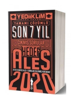 2020  Ales Son 7 Yıl Çıkmış Sorular Yediiklim