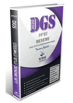 2020 Dgs 10 Lu Deneme İntibak Yayın