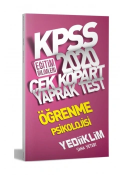 2020 Kpss Öğrenme Psikolojisi Yaprak Test  Yediiklim