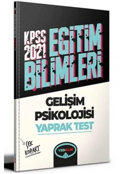 2021 Kpss Eğitim Bilimleri Popüler Gelişim Psikolojisi Yaprak Test Yediiklim