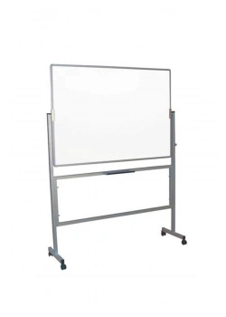 80X120 Elegant  Çerçeve Emaye Yüzey Brifing Beyaz Yazı Tahtası
