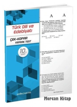 10.Sınıf Türk Dili Edebiyatı Yaprak Test  Kronometre
