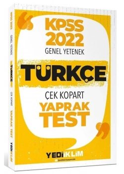 Kpss 2022 Gy Türkçe Yaprak Test