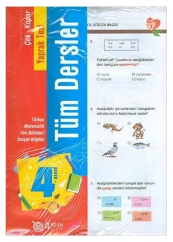 4. Sınıf Tüm Dersler Yaprak Test 4 Adım