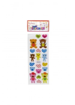 Ticon.Tps-007/19.Puffy Sticker Hayvan Figürleri Kod:389464