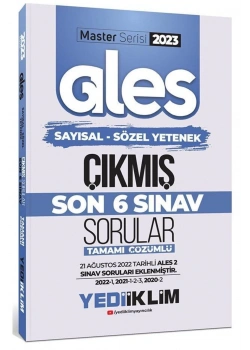 Ales 2023 Sayısal Sözel Son 6 Sınav Çıkmış Çözümlü Sorular  Yediiklim