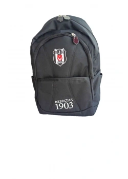 Bjk Sırt Çantası Baskılı Kırçıllı Koyu Gri