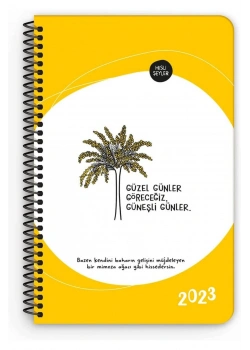Keskin Color Hisli Şeyler 13*19,5 Haftalık Ajanda Güzel Günler Göreceğiz