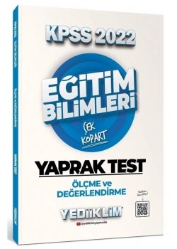 Kpss 2022 Eğitim Bilimleri Ölçme Değerlendirme Yaprak Test Yediiklim