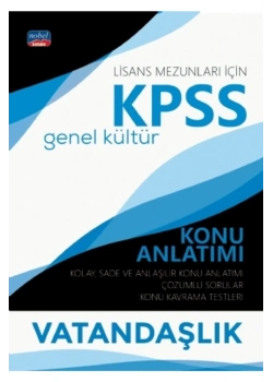 Nobel Kpss Lisans Gk Vatandaşlık Konu Anlatım