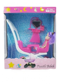 Kutulu Aynalı Pusetli Anlıly Bebek