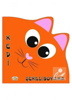 Kedi Şekilli Boyama 0-6 Yaş