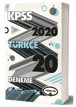 Kpss Türkçe 20 Deneme 2020   Yediiklim