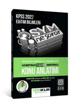 Kpss 2022 Eğitim Bilimleri Öğretim Yöntem Teknikleri Konu Anlatım Yediiklim