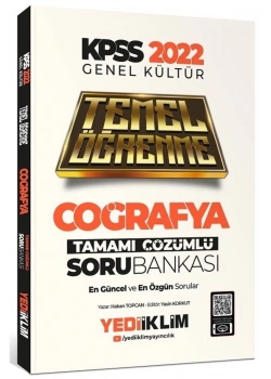 Kpss 2022 Gk Coğrafya Çözümlü Soru Bankası  Yediiklim
