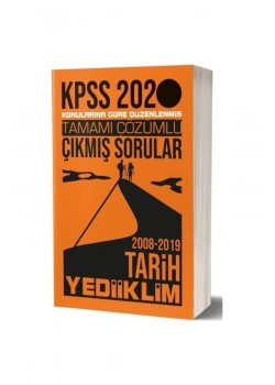 Kpss 2020 Tarih 2008-2019 Çıkmış Sorular Yediiklim