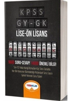 Kpss Lise Önlisans Bilgimatik   Yediiklim