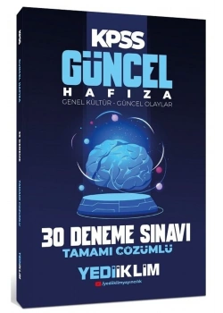 Kpss 2022 Gy Gk Güncel Hafıza 30 Çözümlü Deneme  Yediiklim