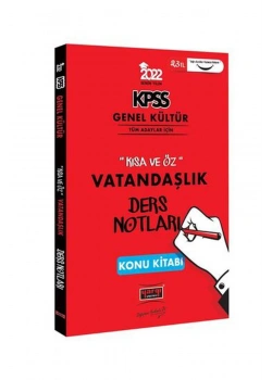 Yargı 2022 Kpss Gk Kısa Öz Vatandaşlık Ders Notları Konu Kitabı