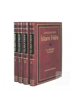 Hanefiler İçin İslam Fıkhı  El Hidaye Tercümesi 4 Cilt  Şamua Kağıt Kahraman