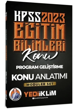Kpss 2023 Program Geliştirme Konu Anlatım  Yediiklim