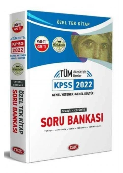 Data 2022 Kpss Gy Gk Tüm Adaylar Çözümlü Soru Bankası