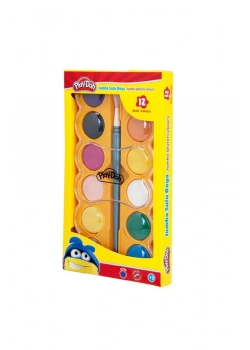 Play-Doh Jumbo Suluboya 12 Renk 30 Mm. Su007