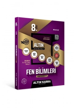 8. Sınıf Altın Etki̇Nli̇Kli̇ Fen Bi̇Li̇Mleri̇ Soru Bankasi Altın Karma