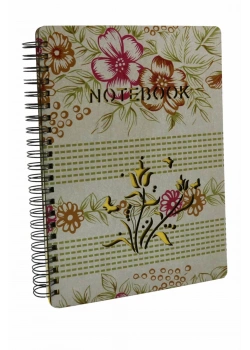 B-5 Ahşap Kapak Spiralli Defter Kod: Ahs-0104