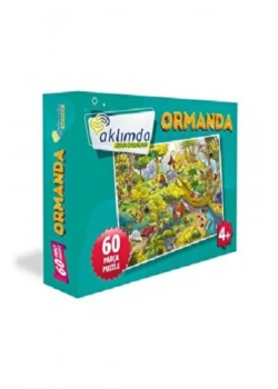 Ormanda 60 Parça Puzzle Aklımda Zeka Oyunlari