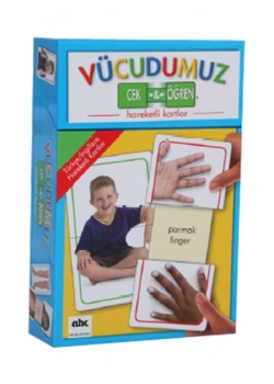 Vücudumuz Çek Öğren Hareketli Kartlar Kutulu
