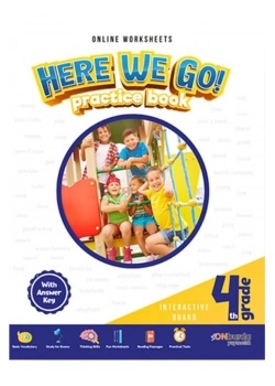 Onburda 4.Sınıf İngilizce Here We Go Practite Book