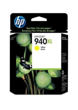 Hp C4909Ae Mürekkep Kartuş 1.400 Sayfa Yüksek Kapasiteli Sarı No:940Xl