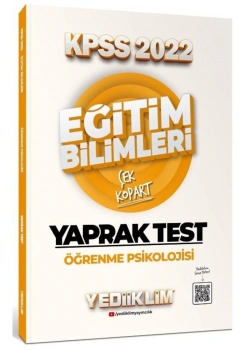 Kpss 2022 Eğitim Bilimleri Öğrenme Psikolojisi Yaprak Test Yediiklim