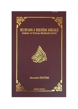 Kurani Keri̇M Meali̇ Çanta Boy Meti̇Nsi̇Z -Mustafa Öztürk